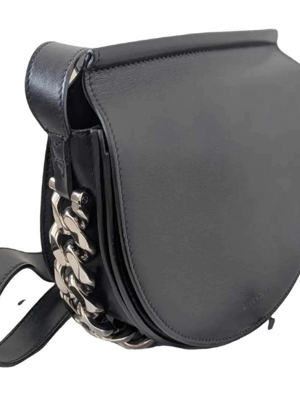 Givenchy black saddle bag